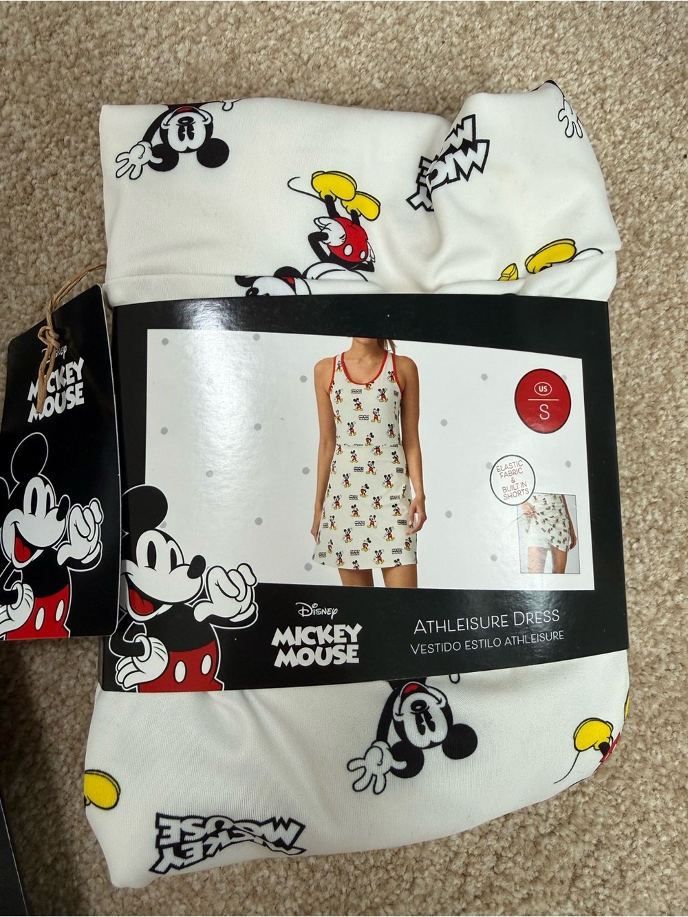 2 Disney Mickey Mouse Athletic Dresses - NWT
